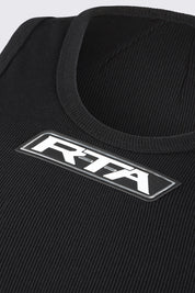 MOTO PATCH TANK TOP | BLACK