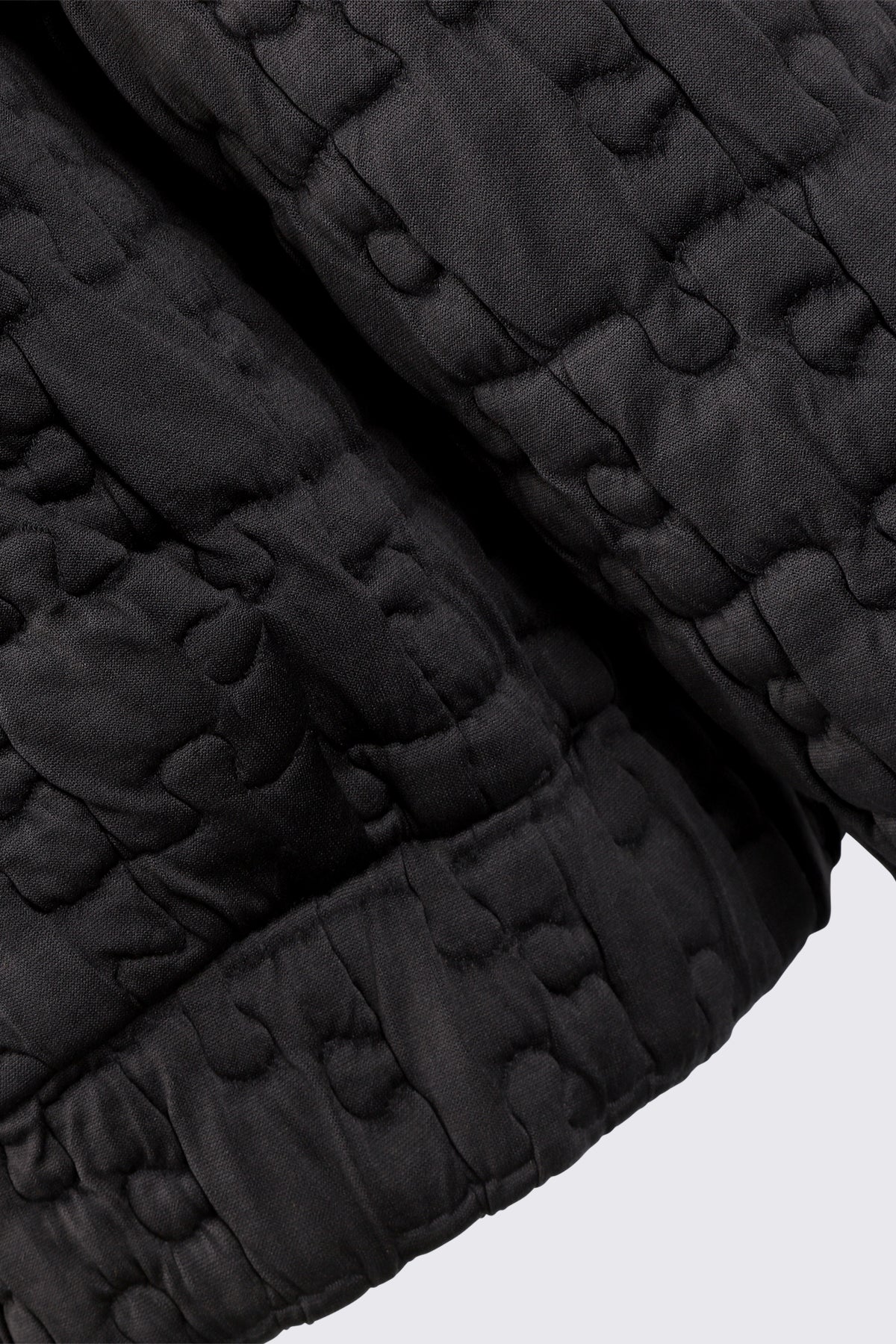 PUZZLE QUILTED HOODIE | BLACK PUZZLE
