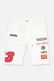 PAUL SHORT | WHITE RACING NUMBERS