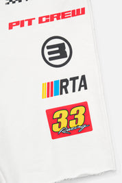 PAUL SHORT | WHITE RACING NUMBERS