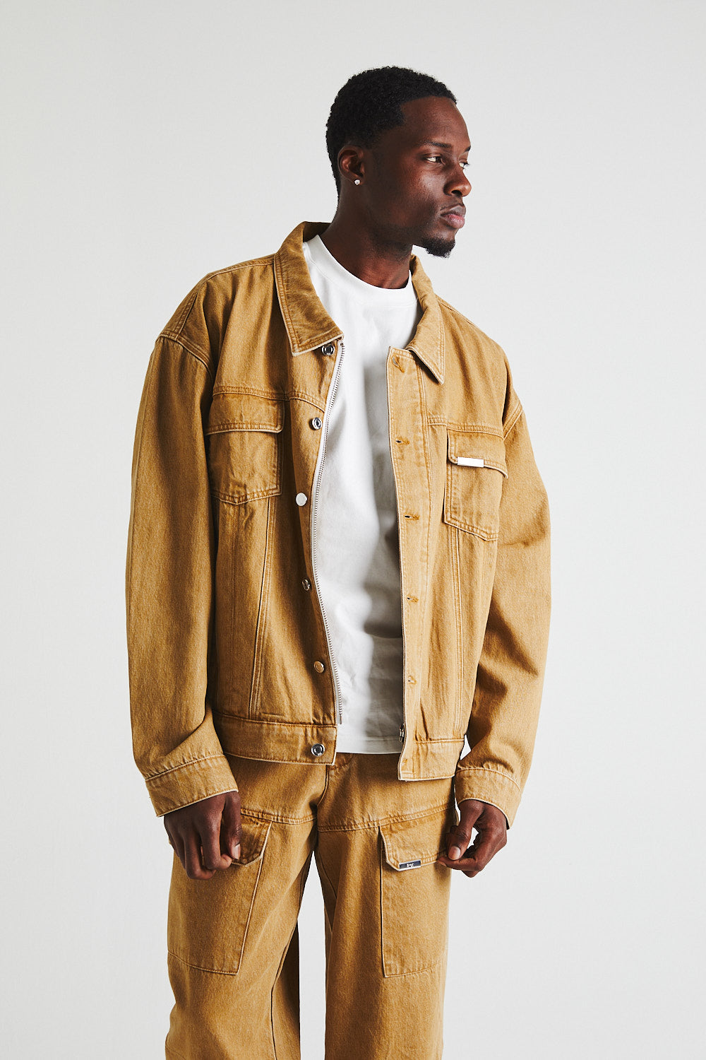 DANNY DENIM JACKET | VINTAGE KHAKI