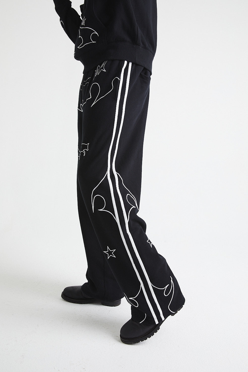 OWEN SWEATPANT | BLACK AND WHITE WESTERN