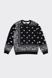 CREED SWEATER | BLACK PAISLEY
