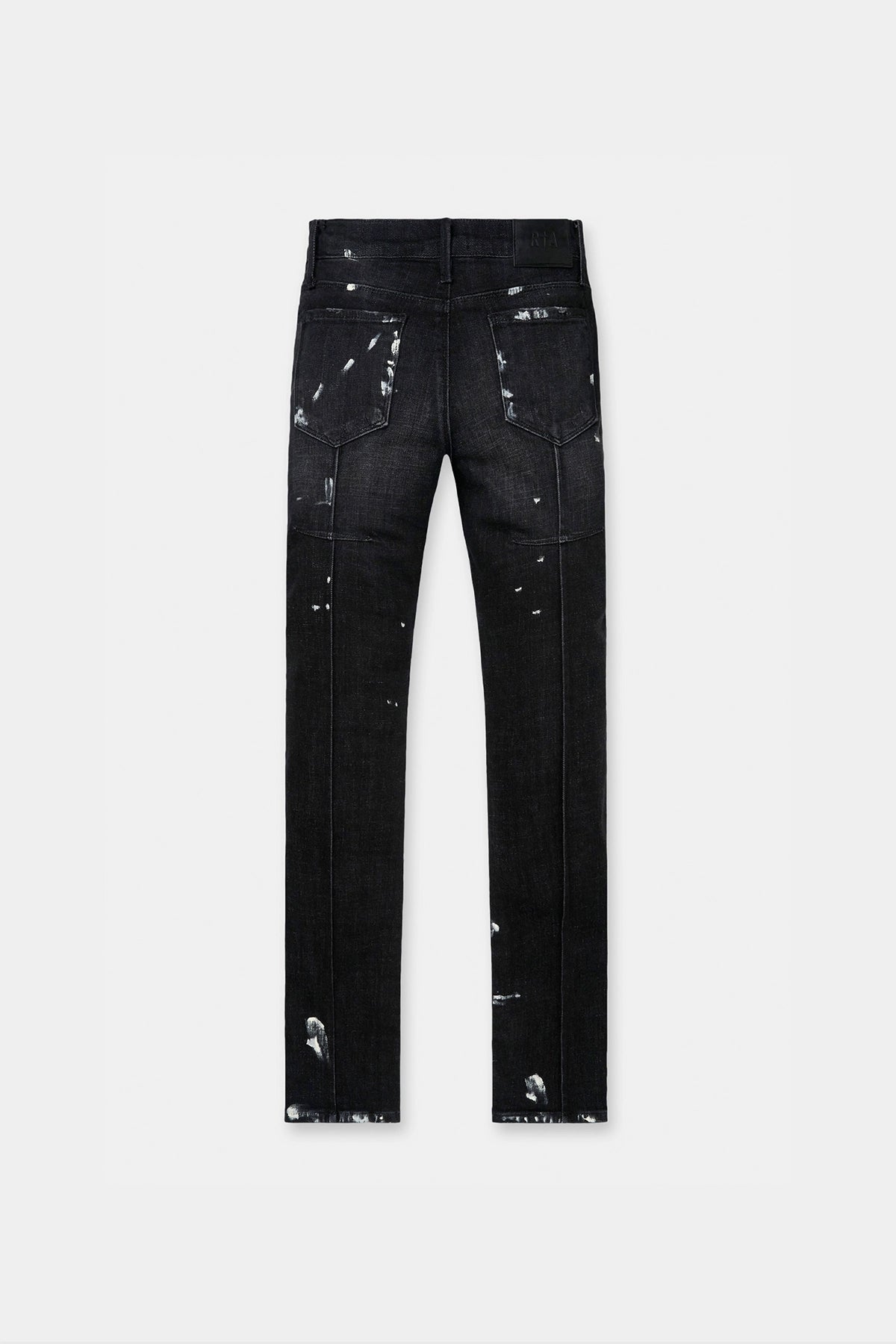 CLAYTON SKINNY JEAN | DISTRESSED CHARCOAL PAINT