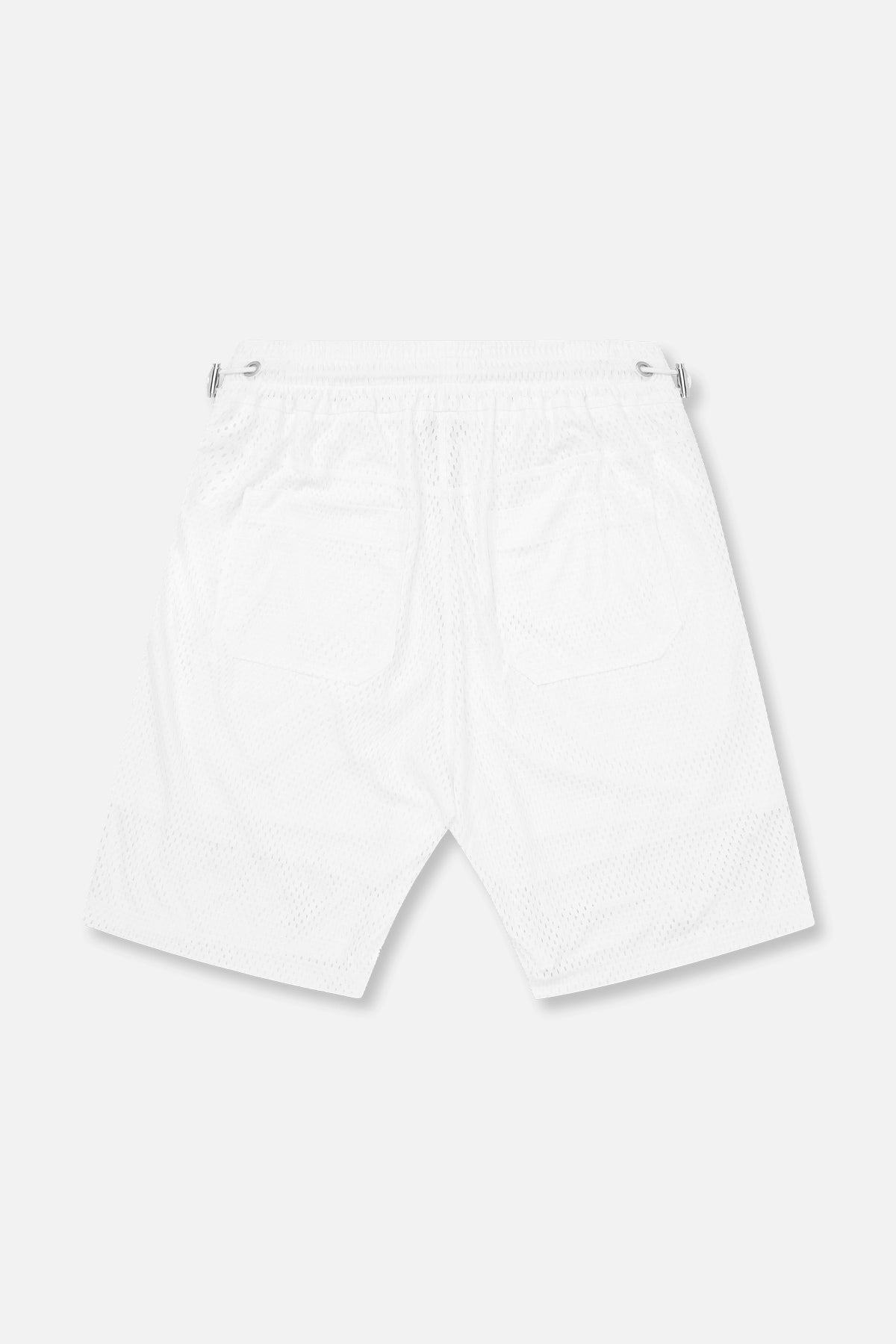 MESH SHORT | WHITE UPSIDE DOWN LOGO