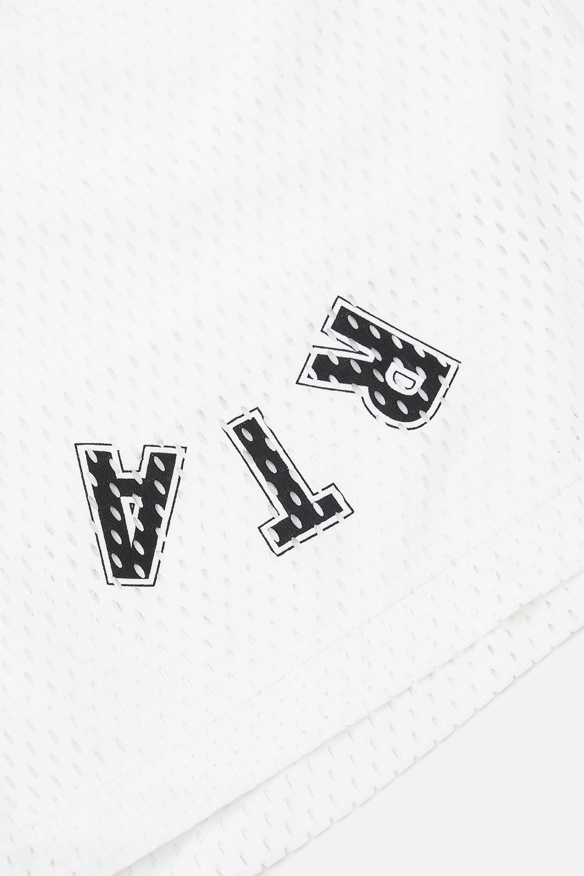 MESH SHORT | WHITE UPSIDE DOWN LOGO