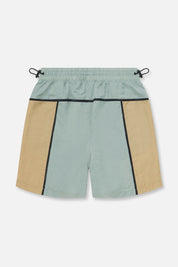 TRACK SHORT | SAGE TAN COMBO