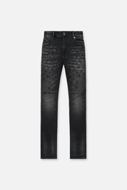 BRYANT SKINNY JEAN | GRAPHITE FADE ALLOVER CROSS