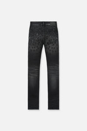 BRYANT SKINNY JEAN | GRAPHITE FADE ALLOVER CROSS