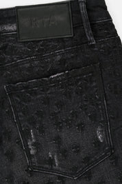 BRYANT SKINNY JEAN | GRAPHITE FADE ALLOVER CROSS