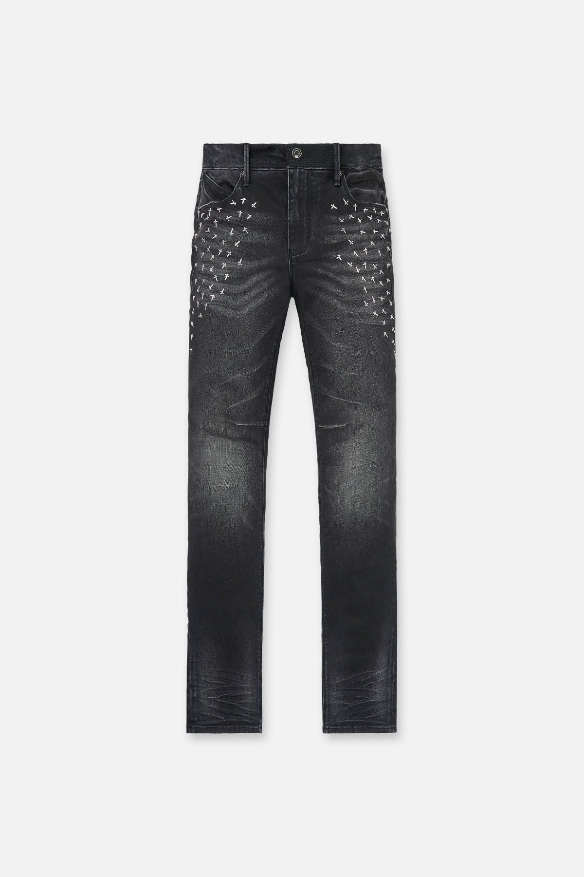 OLIVIER SKINNY JEAN | GRAPHITE FADE CROSS