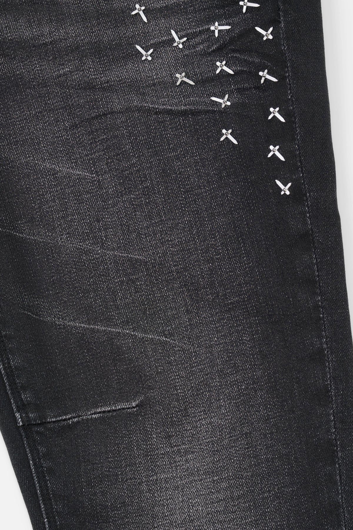 OLIVIER SKINNY JEAN | GRAPHITE FADE CROSS