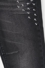 OLIVIER SKINNY JEAN | GRAPHITE FADE CROSS