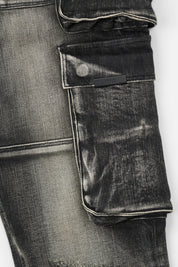 SLATE CARGO SKINNY JEAN | ASH STORM