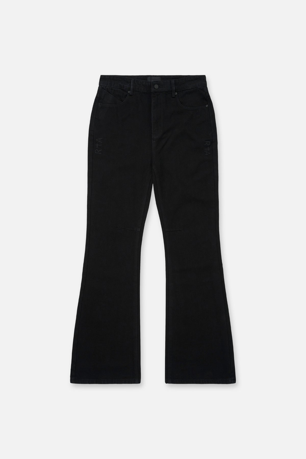 MAEL FLARE JEAN | BLACK SIDE CROSS