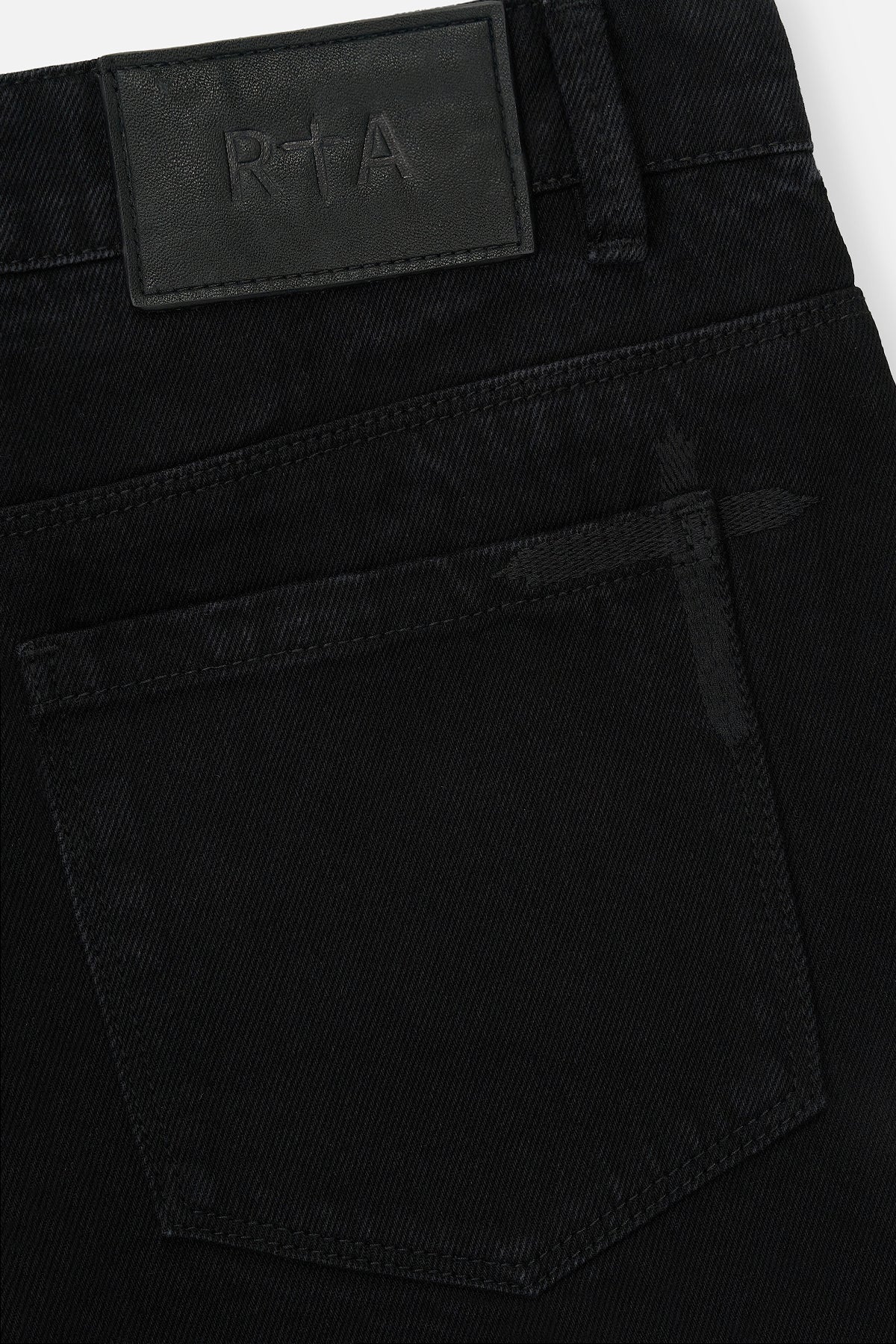 MAEL FLARE JEAN | BLACK SIDE CROSS