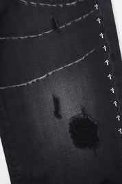 FRANCO WIDE LEG JEAN | SMOKESTACK SIDE CROSS