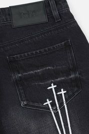 MAEL FLARE JEAN | SMOKESTACK TRIPLE CROSS