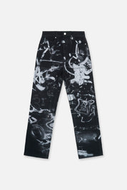 RICARDO SLIM FIT CAREPENTER JEAN | GRAFFITI GRAPHITE