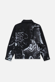 NORRIS JEAN JACKET | GRAFFITI GRAPHITE