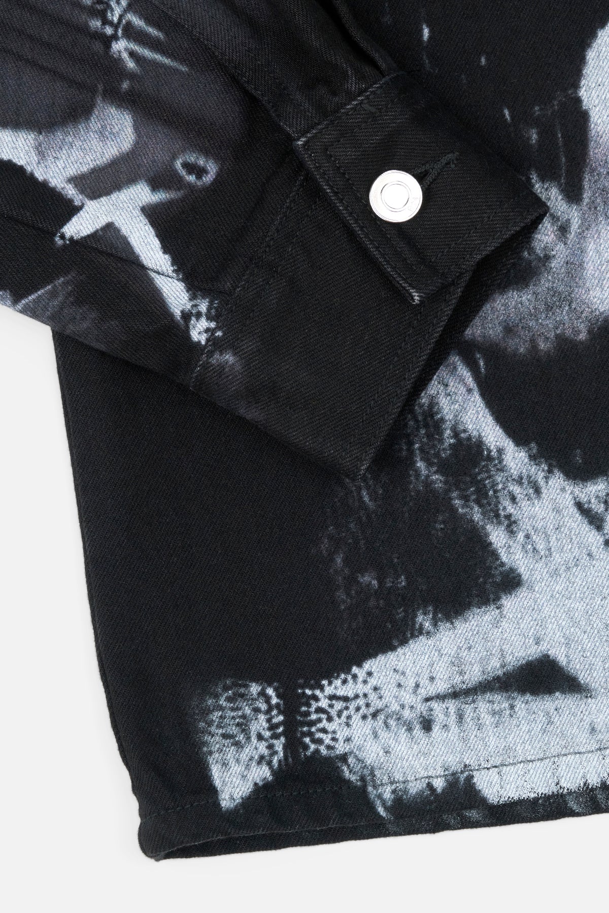 Men's Graffiti Graphite Denim Jacket | RTA
