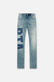 BRYANT SKINNY JEAN | MID BLUE LOGO