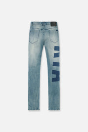 BRYANT SKINNY JEAN | MID BLUE LOGO