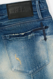 CLAYTON SKINNY JEAN | STACKED MEDIUM BLUE