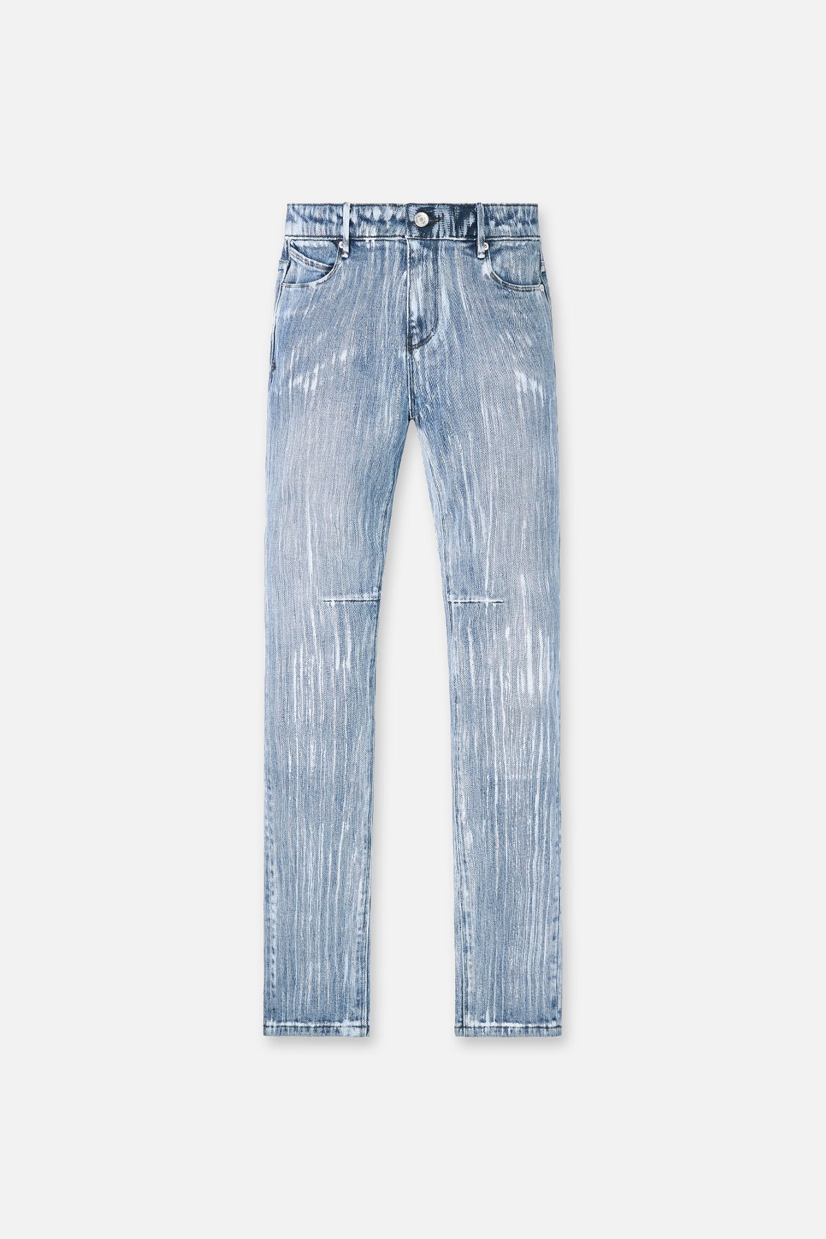 Men's Black Waxed Clayton Skinny Jeans | RTA