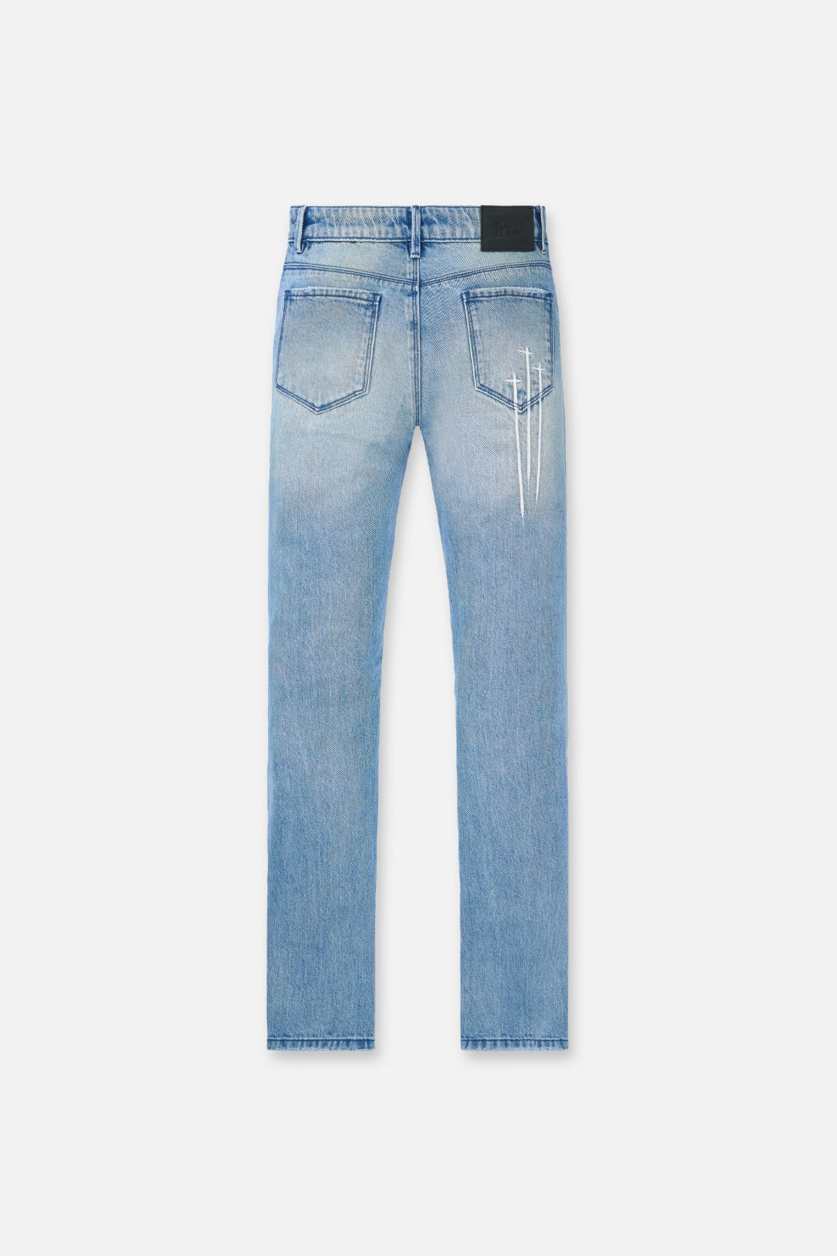 Men's Blue Distressed Skinny Jean | RTA