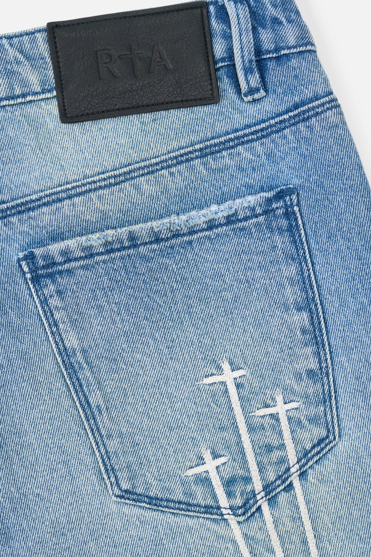 Men's Blue Distressed Skinny Jean | RTA