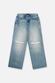 FRANCO WIDE LEG JEAN | MUDDY SKY