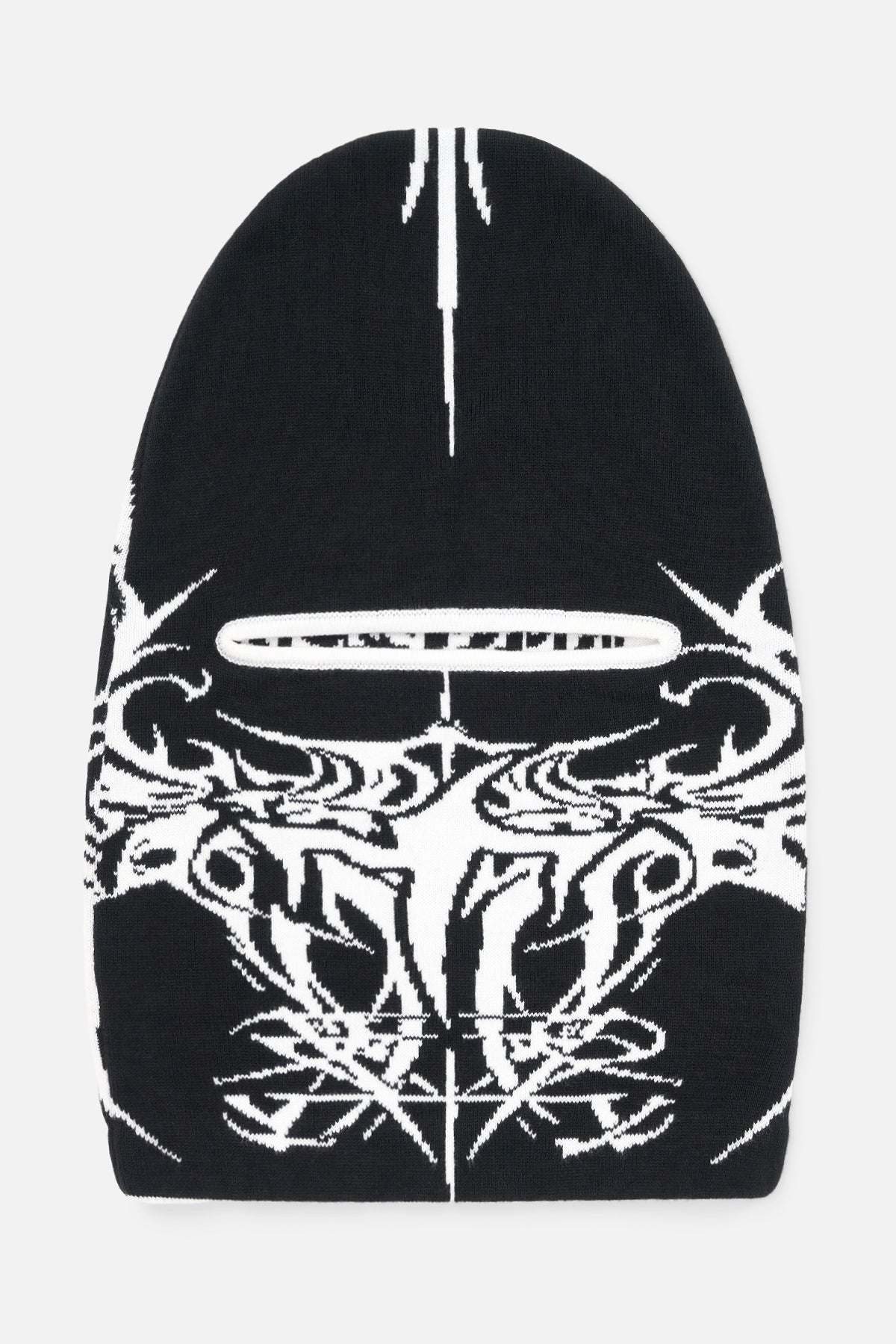 JAY SKI MASK | BLACK WHITE CYBER SIGILISM