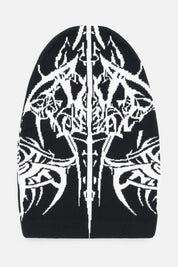 JAY SKI MASK | BLACK WHITE CYBER SIGILISM