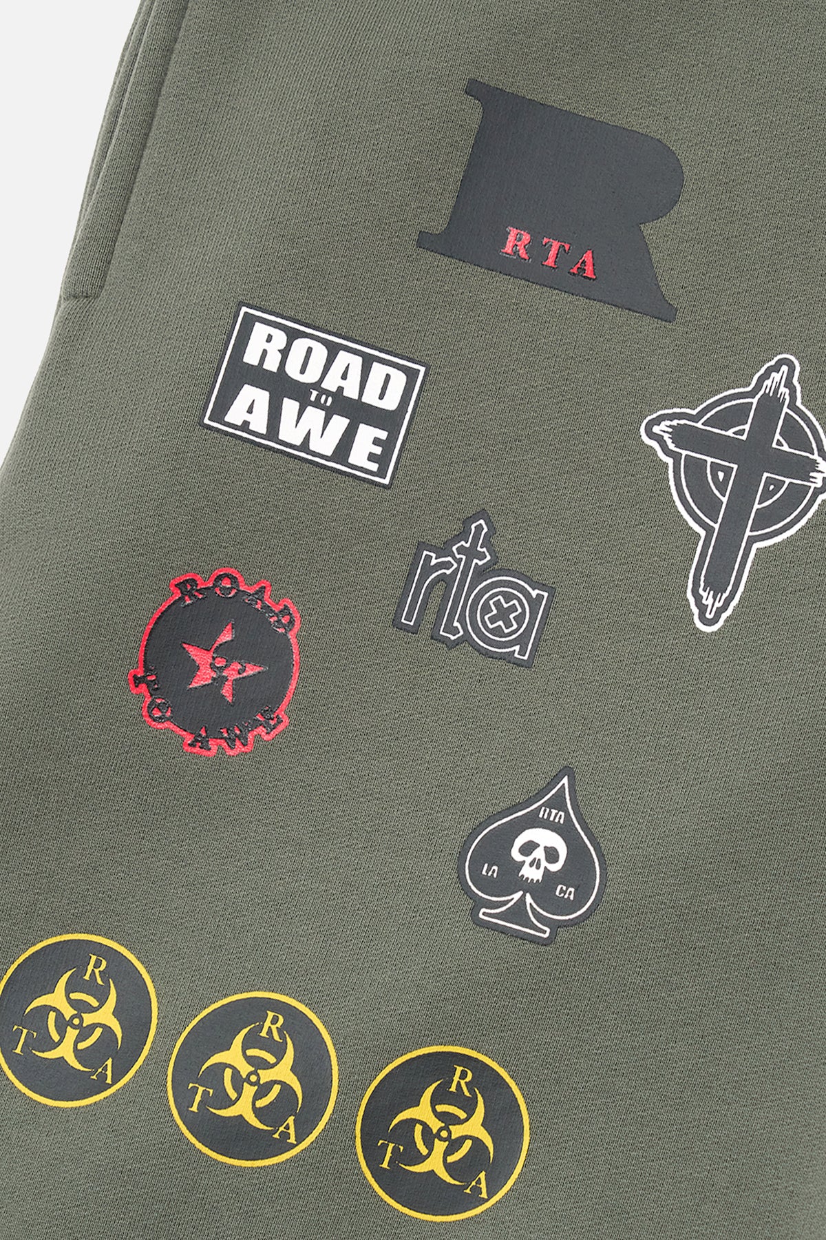 CAMERON SWEATPANT | OLIVE MILITARY PATCH