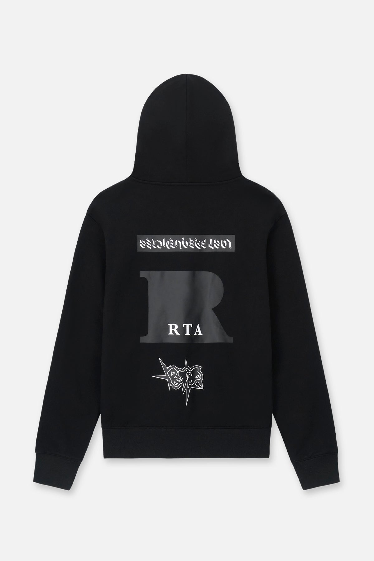 Men's Black Cross Hoodie | RTA