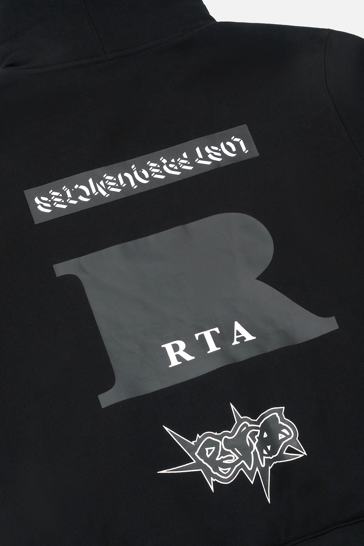 Men's Black Cross Hoodie | RTA