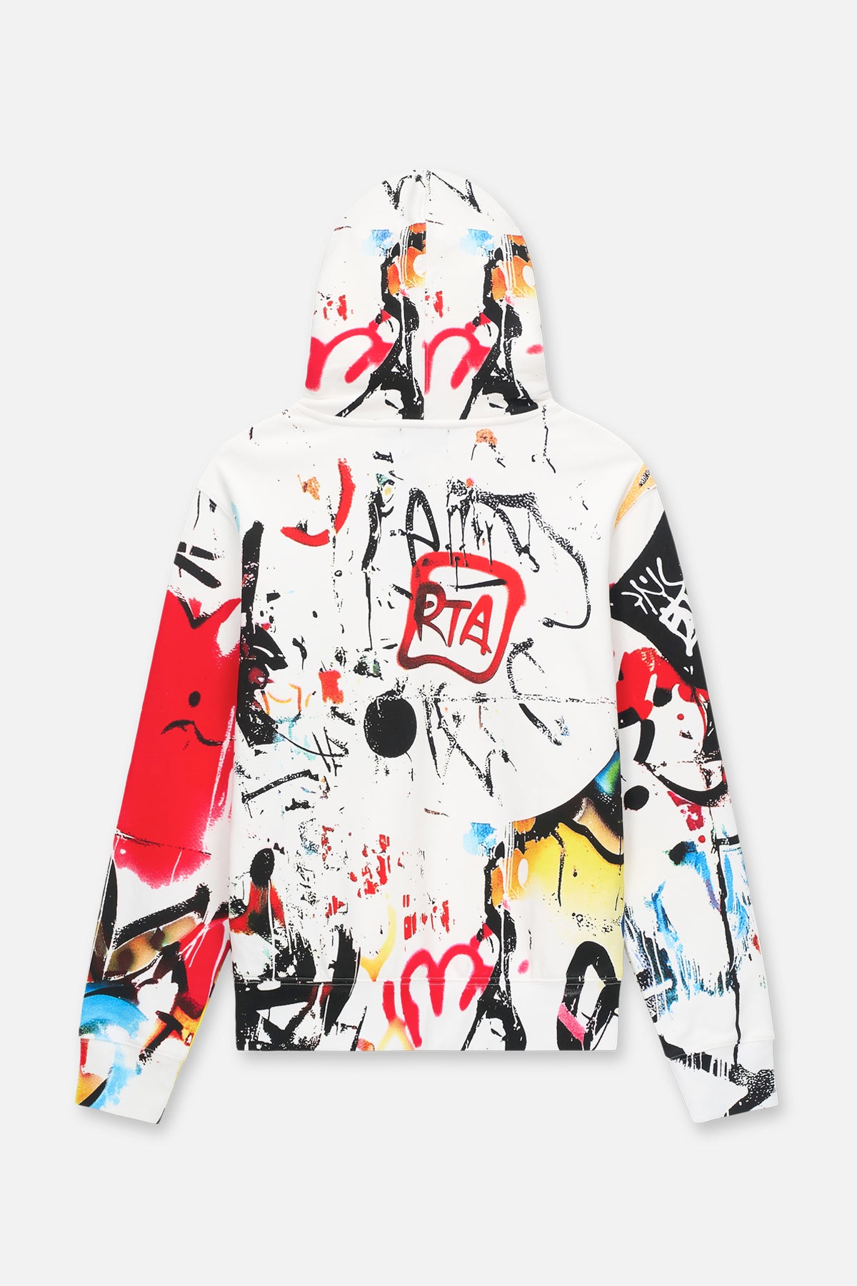 DION HOODIE | WHITE GRAFFITI
