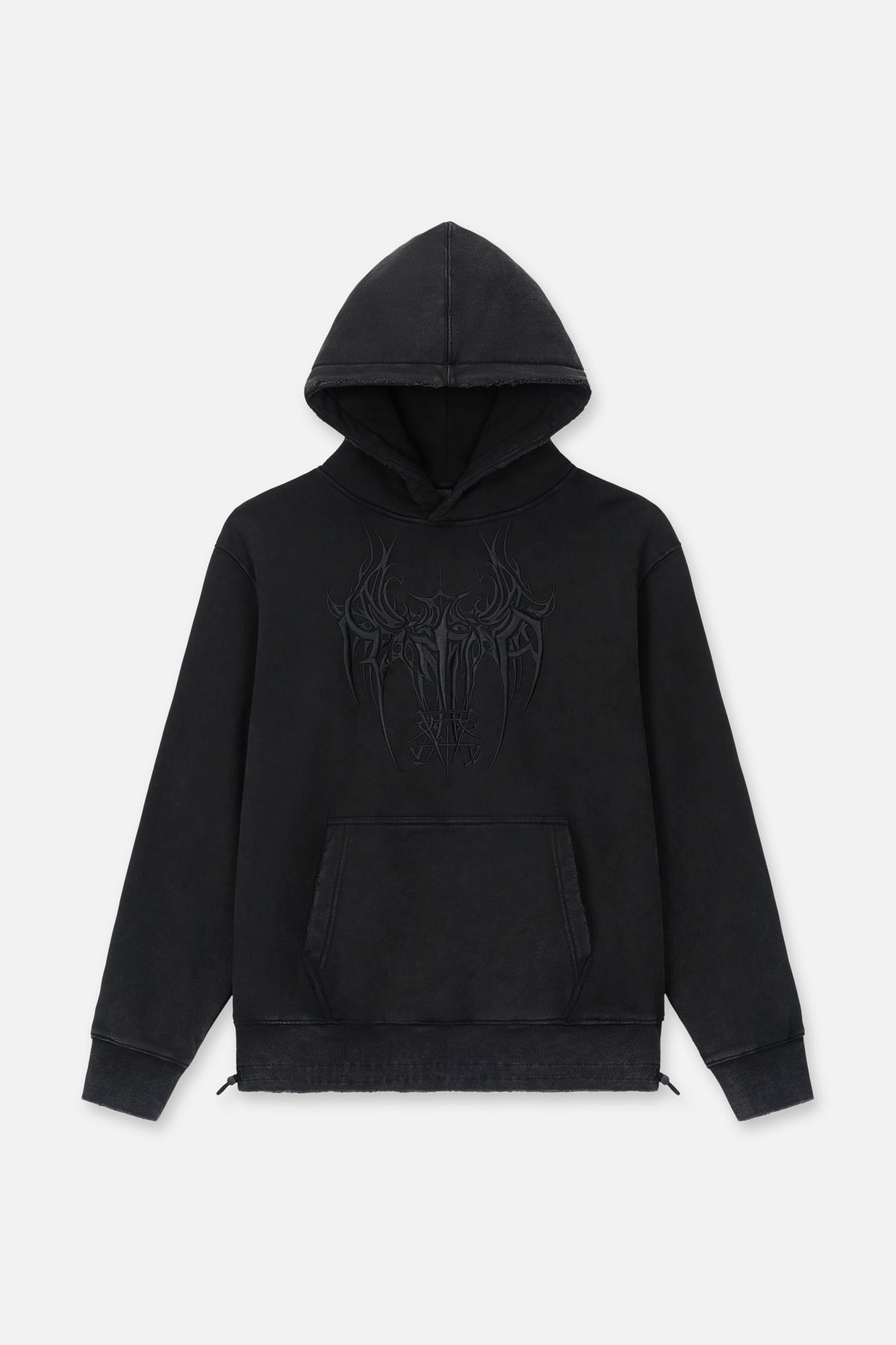 JORDAN OVERSIZED HOODIE | BLACK CYBER SIGILISM