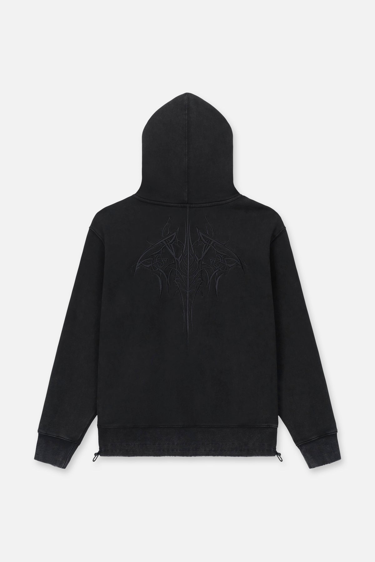 Men's Black Cyber Sigilism Oversized Hoodie | RTA