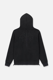 JORDAN OVERSIZED HOODIE | BLACK CYBER SIGILISM