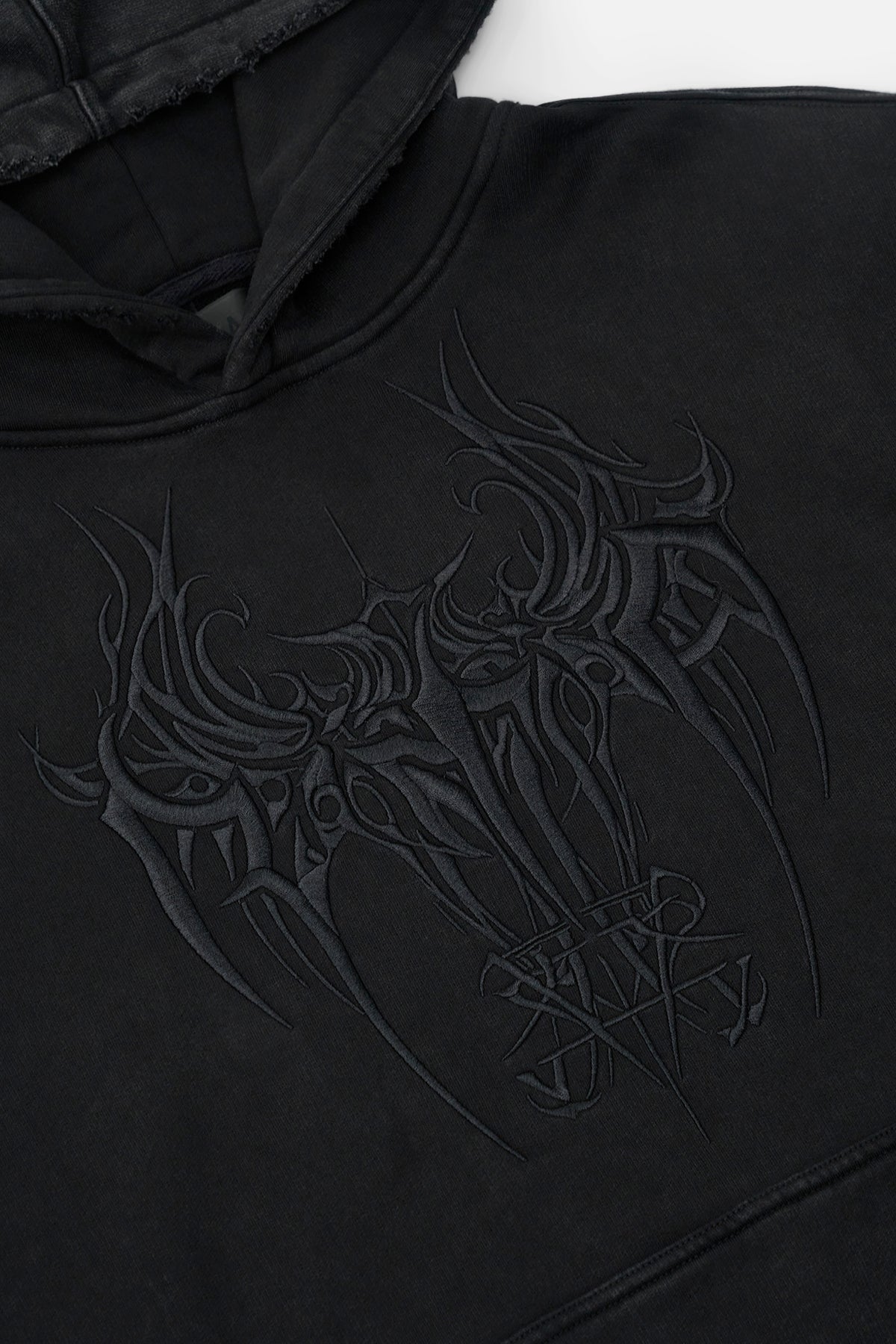 Men's Black Cyber Sigilism Oversized Hoodie | RTA