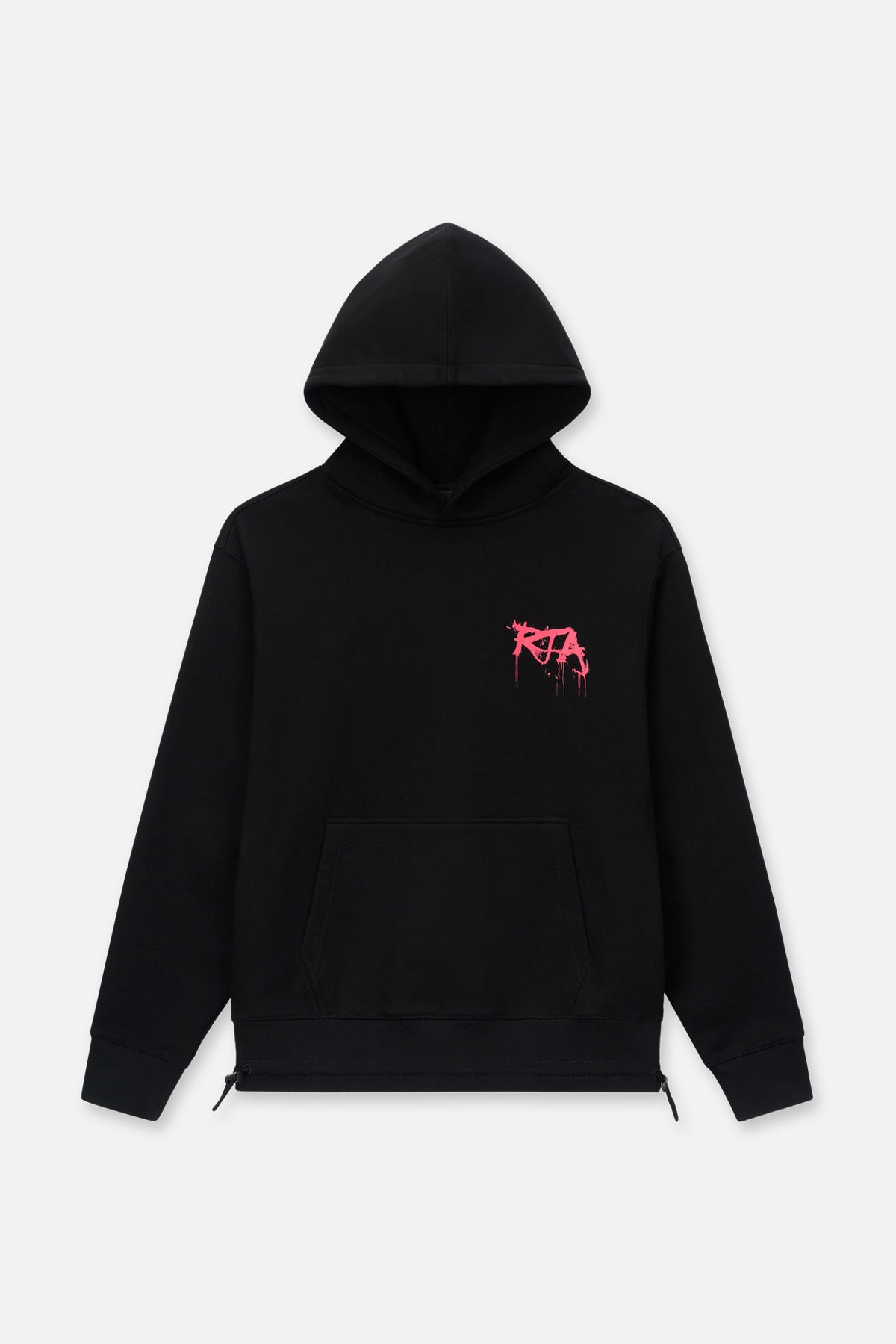 Men's Black Graffiti Oversized Hoodie | RTA