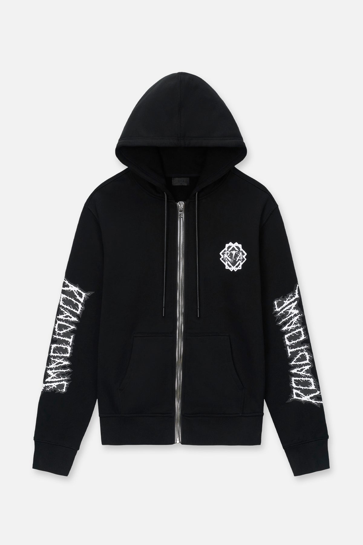 FLOYD ZIP UP HOODIE | BLACK METAL ROAD TO AWE