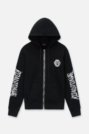FLOYD ZIP UP HOODIE | BLACK METAL ROAD TO AWE