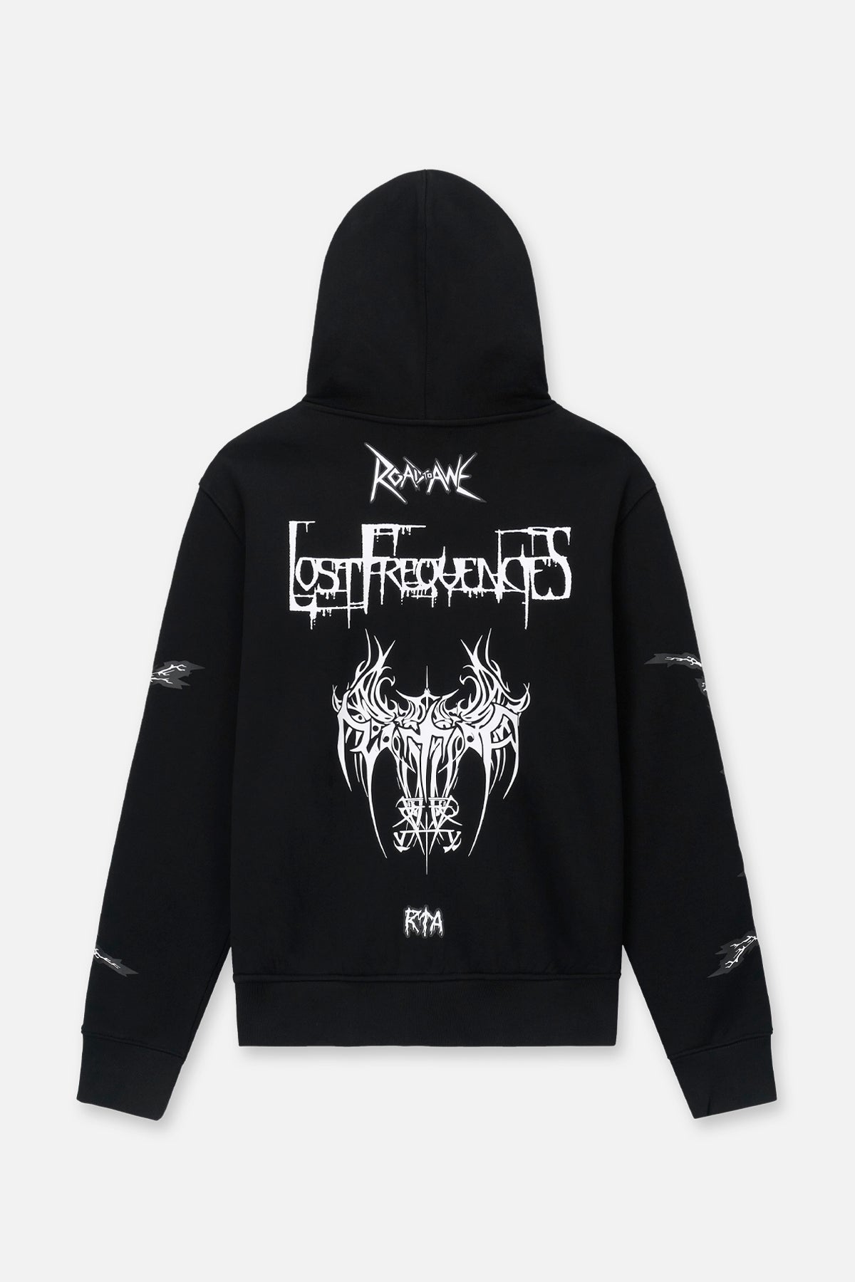 FLOYD ZIP UP HOODIE | BLACK METAL ROAD TO AWE