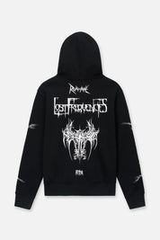 FLOYD ZIP UP HOODIE | BLACK METAL ROAD TO AWE