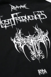 FLOYD ZIP UP HOODIE | BLACK METAL ROAD TO AWE