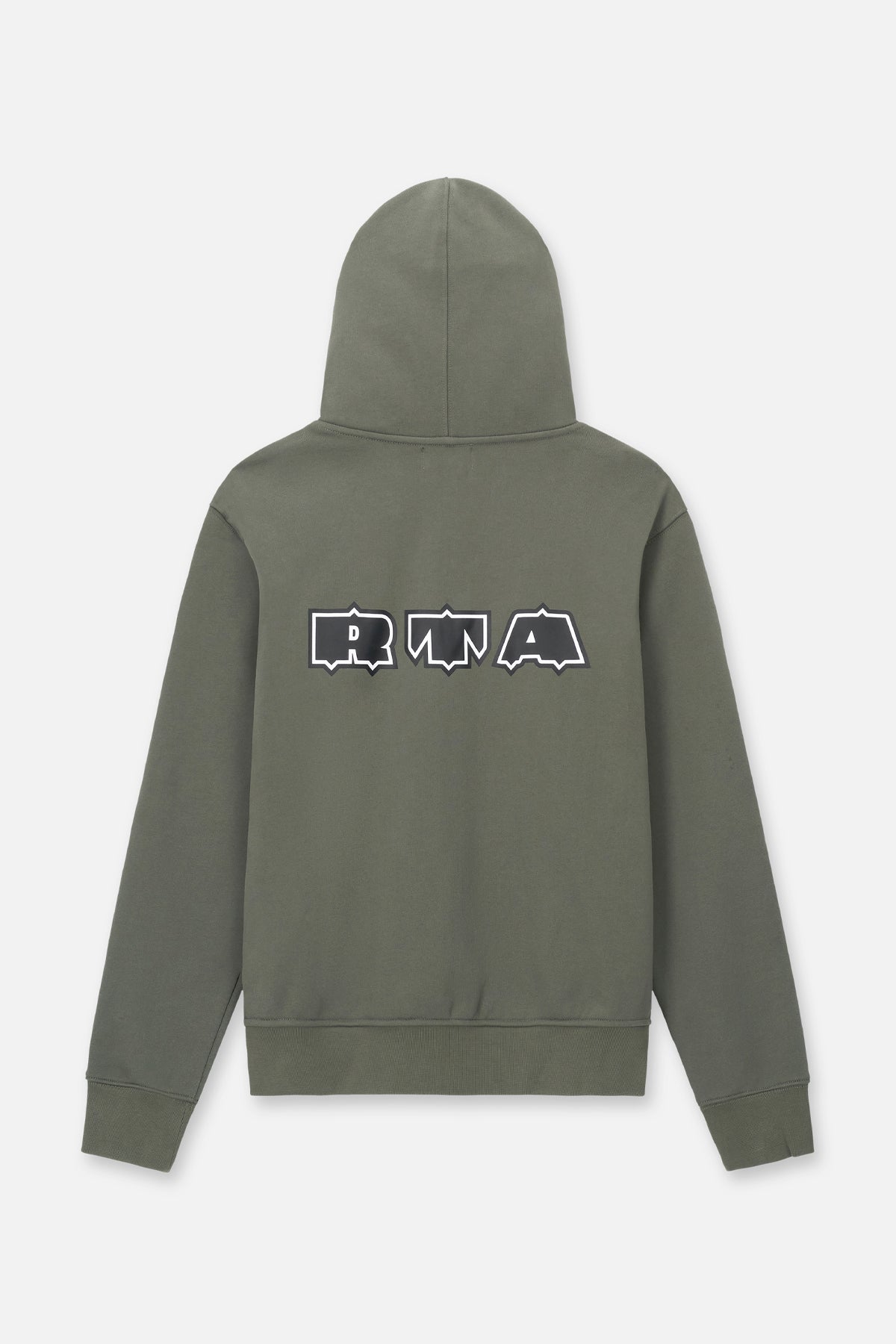 FLOYD ZIP UP HOODIE | OLIVE MILITARY PATCH