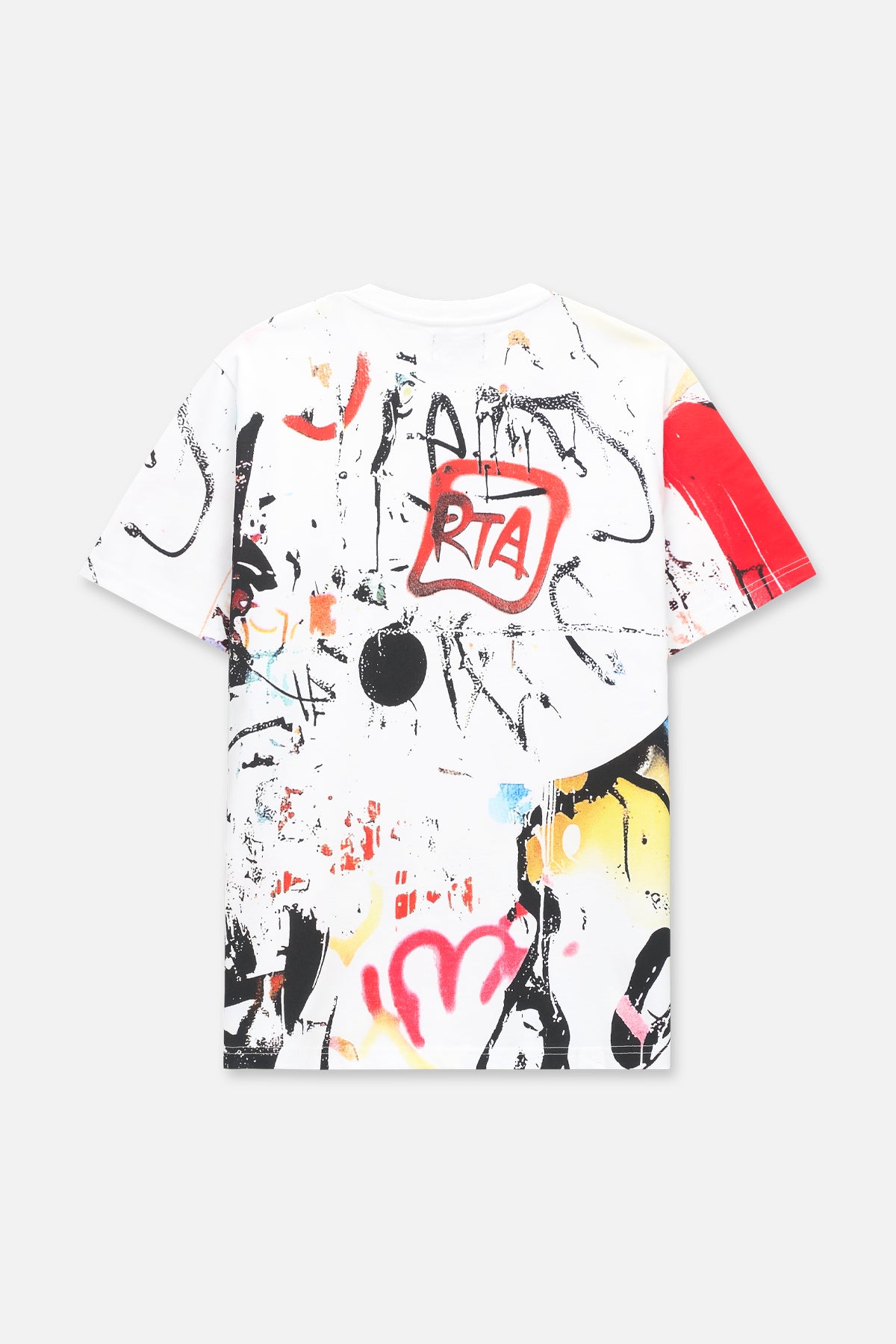 LIAM SHORT SLEEVE TEE | WHITE GRAFFITI